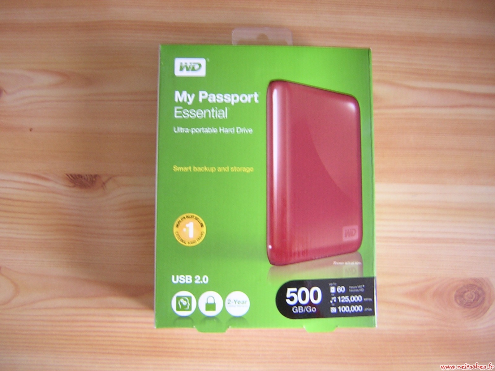 C'est arrivé ! - Western Digital My Passport Essential 500Gb