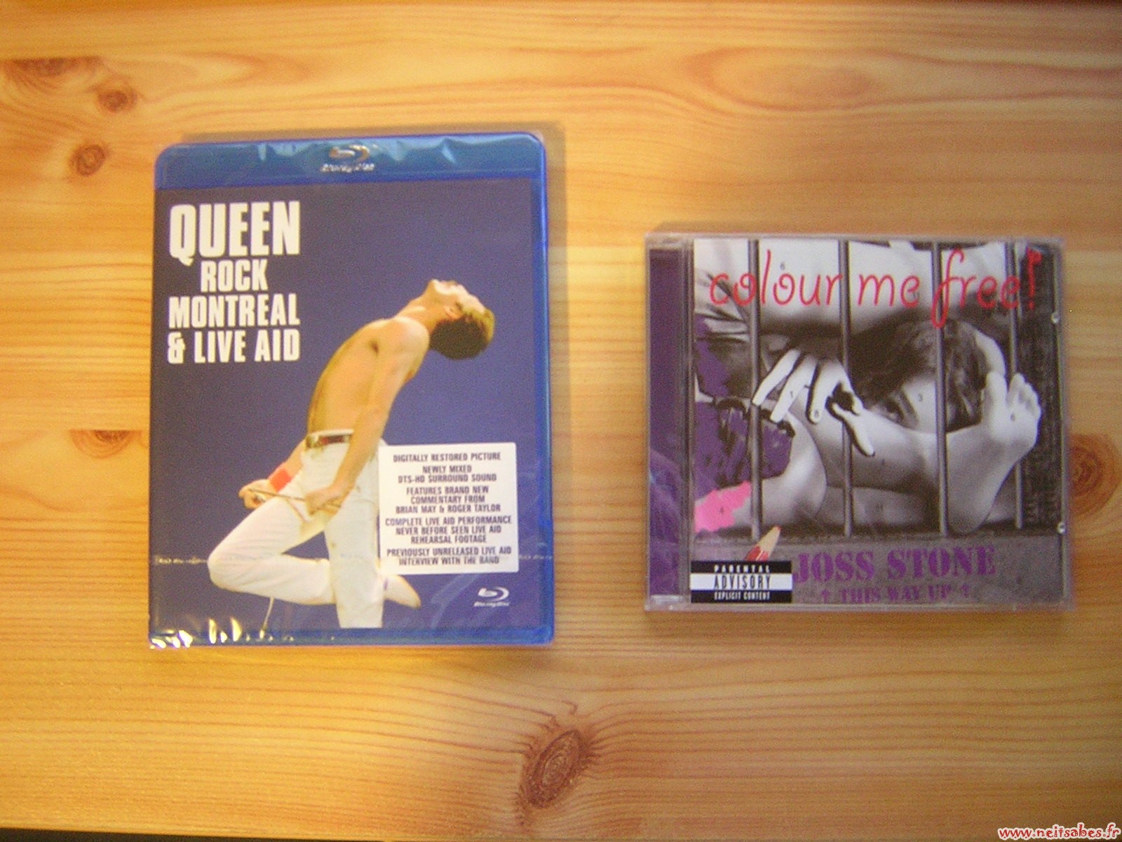C'est arrivé ! - Blu-Ray de Queen et CD de Joss Stone
