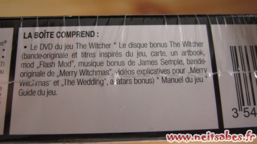 Déballage - The Witcher Enhanced Edition Platinum (PC)