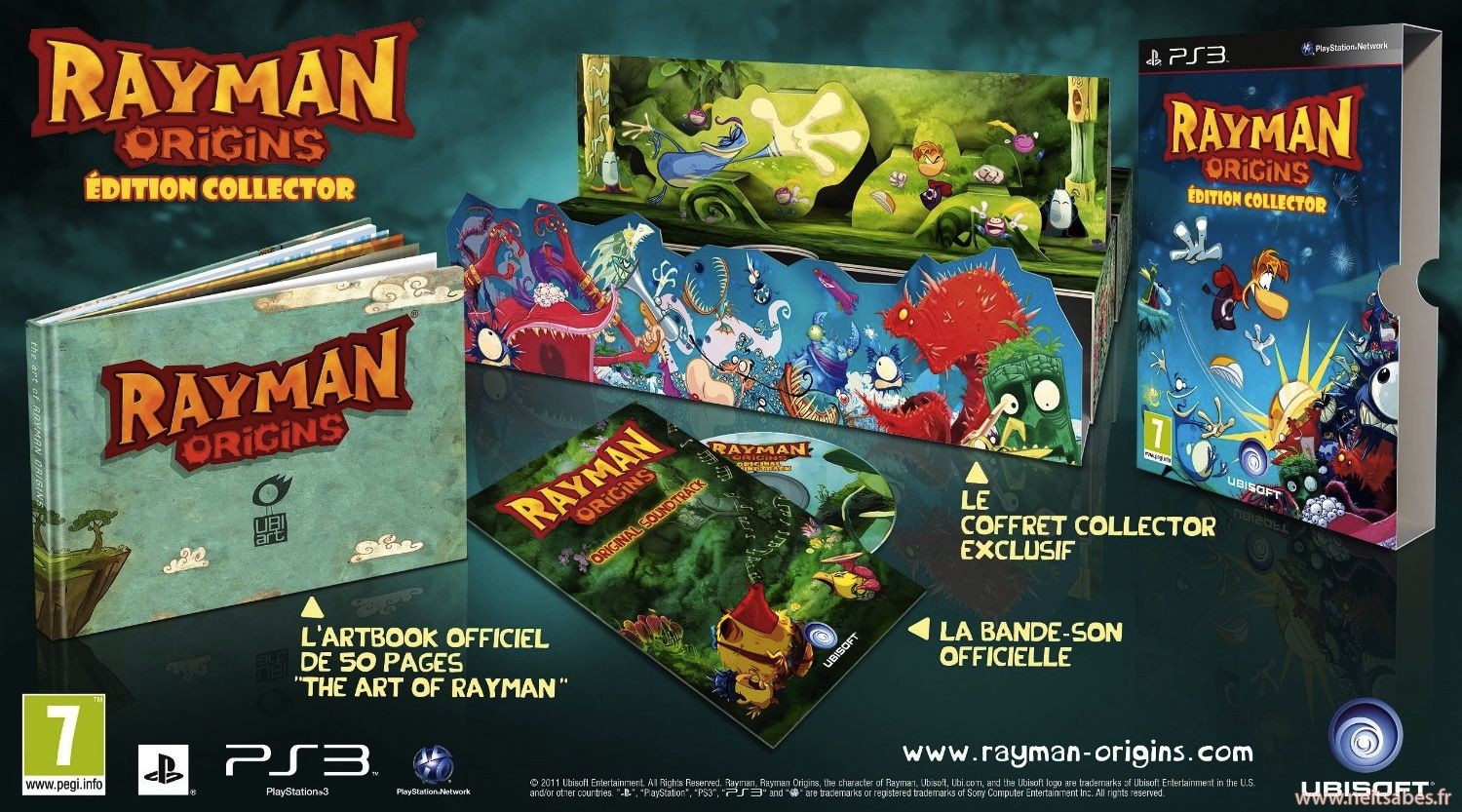 L'édition collector de Rayman Origins dévoilée !