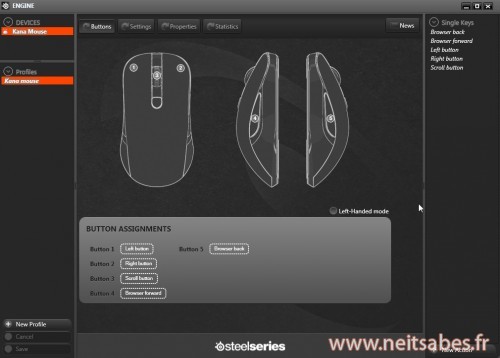 Test - Souris Steelseries Kana Test - Souris Steelseries Kana