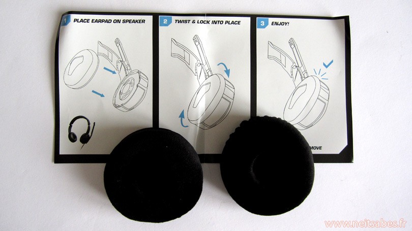 De nouvelles oreillettes en velours pour le Roccat Kulo !