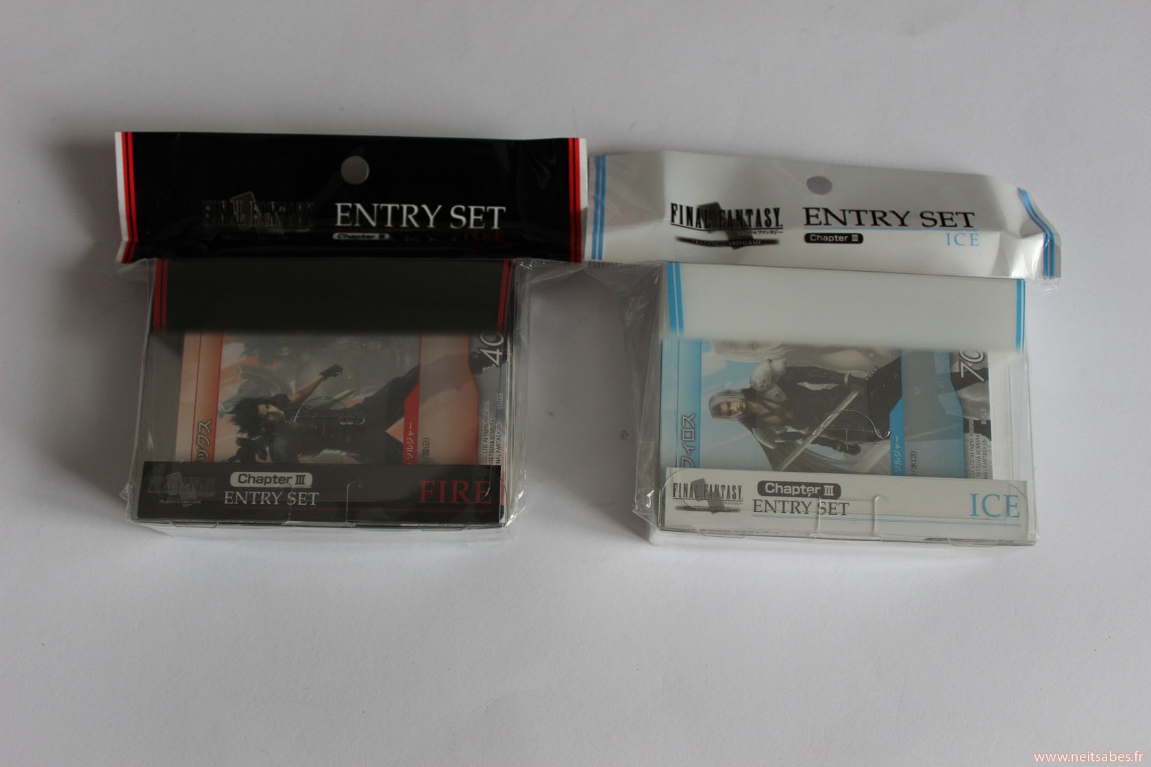 C'est arrivé ! - Final Fantasy Trading Card Game : Entry Set Fire et Entry Set Ice