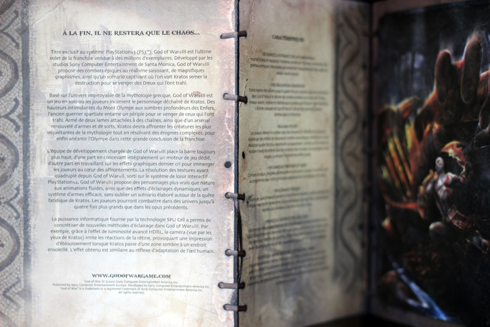 Présentation du Press Kit de God Of War 3 (PS3) (11)