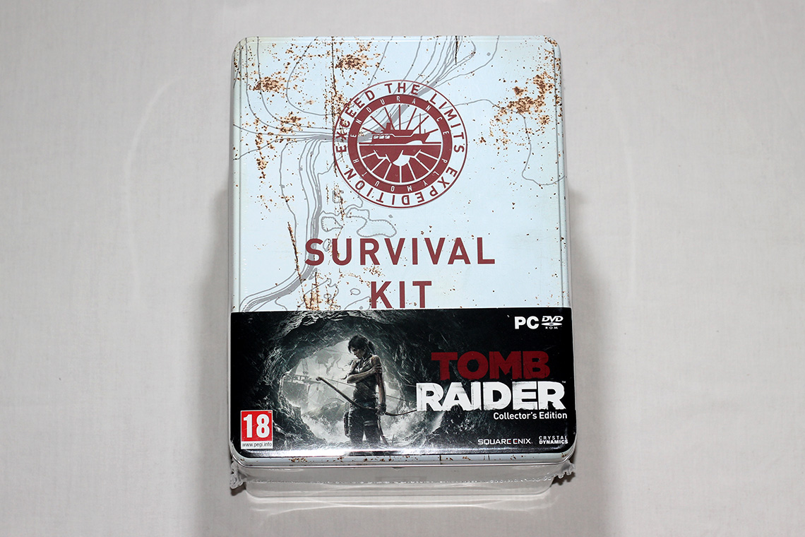 Déballage - Tomb Raider édition collector Survival Kit (PC) (1)