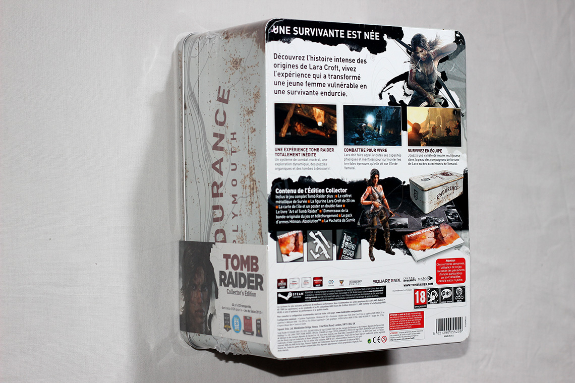 Déballage - Tomb Raider édition collector Survival Kit (PC) (2)